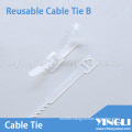 Reusable Cable Ties in Fish-Bone Shape